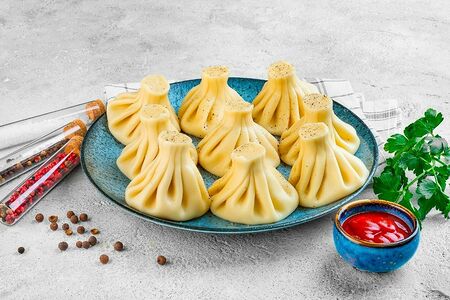 Сет отварной хинкали из баранины