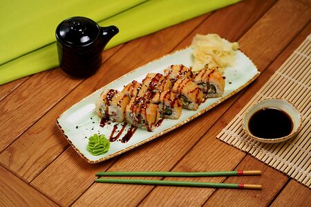 Жареный ролл с Угрем