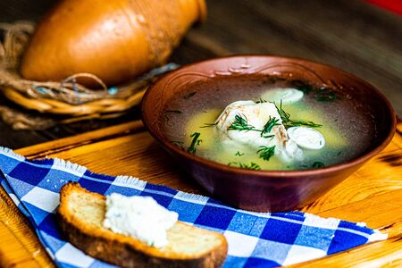 Суп из курочки по-домашнему