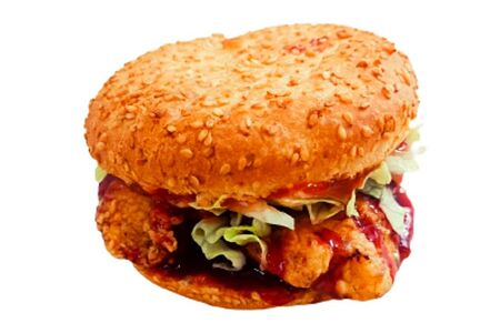 Брусничный бургер