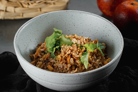 Каша гречневая с грибами