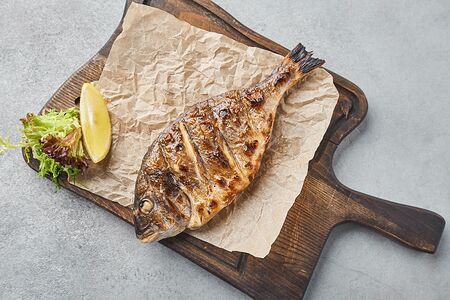 Дорадо на гриле