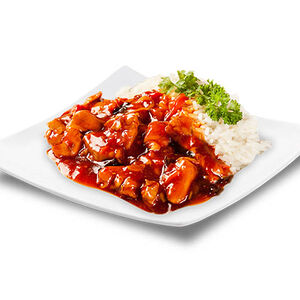 Курица в кисло сладком соусе