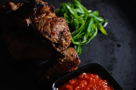 Шашлык из свиной шеи