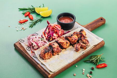 Шашлык из свиной шеи