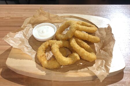 Кольца кальмара в панировке