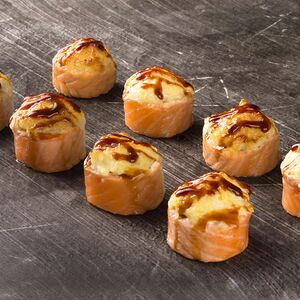 Горячий лосось