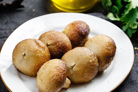 Шампиньоны на углях