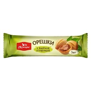 Печенье орешки с вареной сгущенкой Свитлогорье 60г