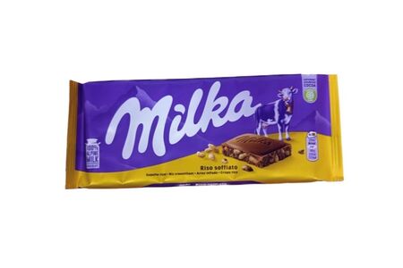 Милка шоколадная плитка Криспи райс