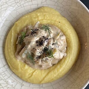 Строганофф со стейком