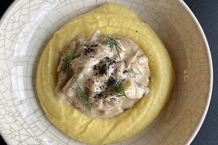 Строганофф со стейком