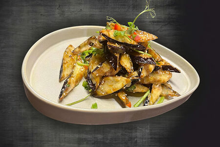 Баклажаны в кисло-сладком соусе