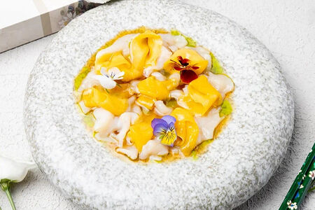 Севиче из гребешка с манго