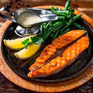 Стейк из семги