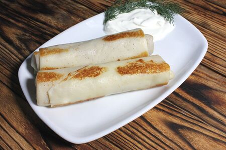 Блинчики с мясом