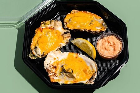 Сет запеченные устрицы