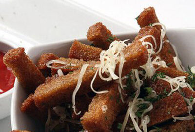 Гренки с чесноком