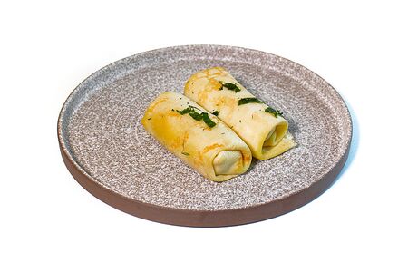 Блины с творогом