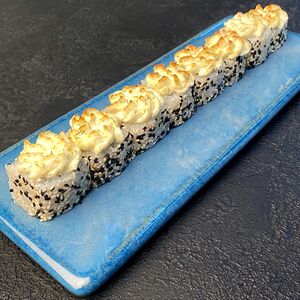 Запеченный с мидиями