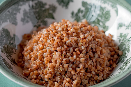 Гречка с луком