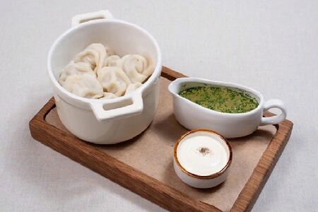 Пельмени от шеф-повара с сёмгой