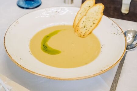 Крем-суп с белыми грибами