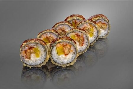 Темпура ролл с копченым угрем