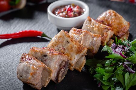 Шашлык из телячьих ребрышек