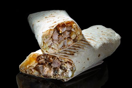 Шаурма со свининой большая