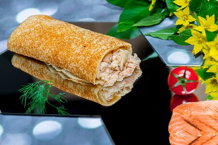 Блин с горбушей