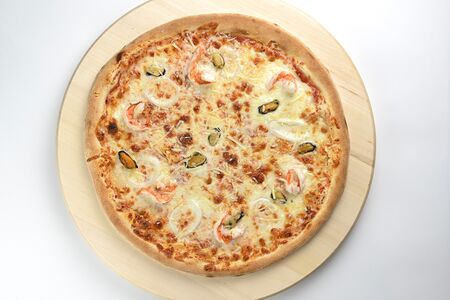 С морепродуктами 