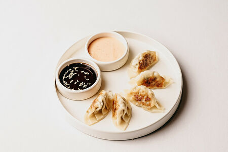 Гедза с чилийским сибасом