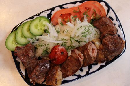 Узбек кебаб из баранины