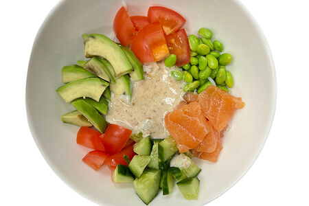 Поке с лососем