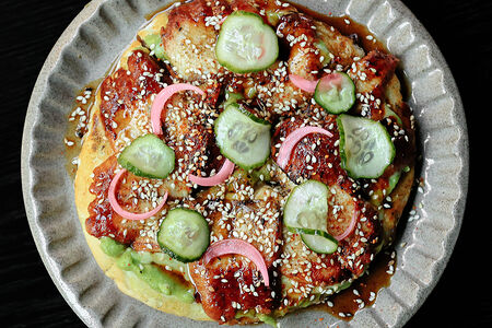 Окономияки с угрем