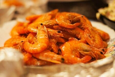 Креветки жареные