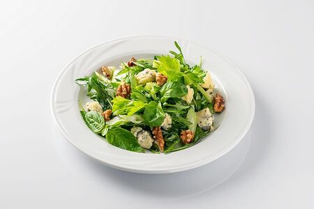 Салат с голубым сыром