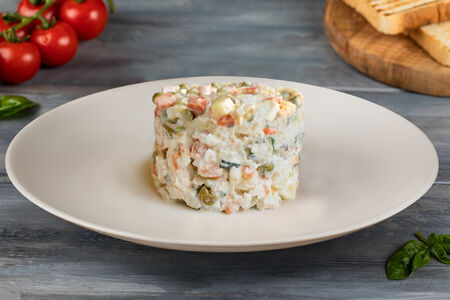 Оливье с курицей