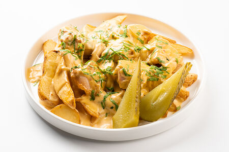 Горячая сковорода Пикник с цыпленком