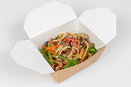 Вок удон с говядиной