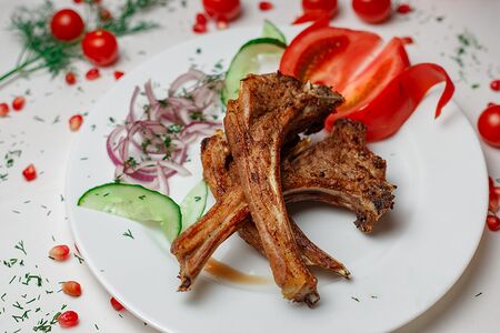 Шашлык из бараньей корейки