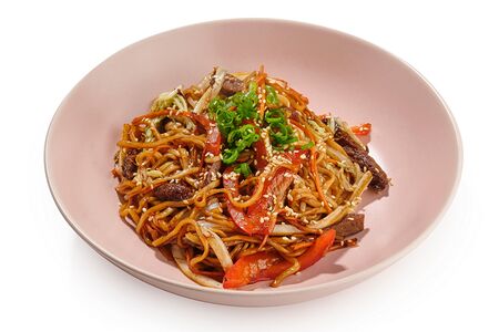 Wok лапша с курицей