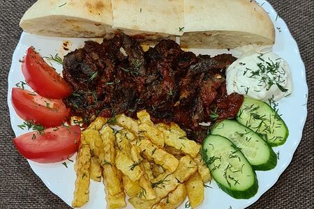 Искандер-кебаб с телятиной 