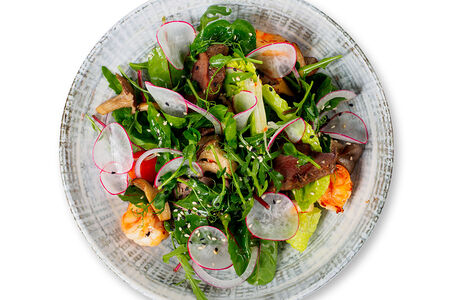 Теплый салат