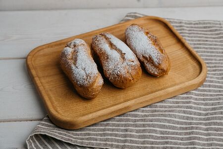 Эклер с крем-чиз без глютена