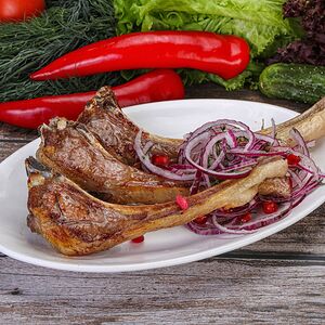 Шашлык из бараньей корейки