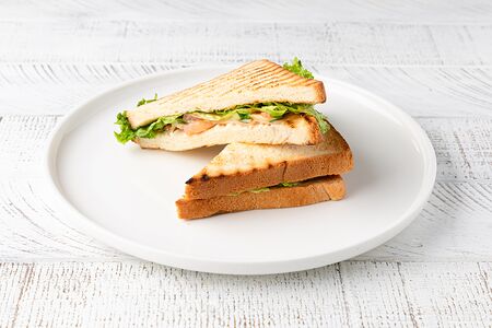 Сэндвич с лососем