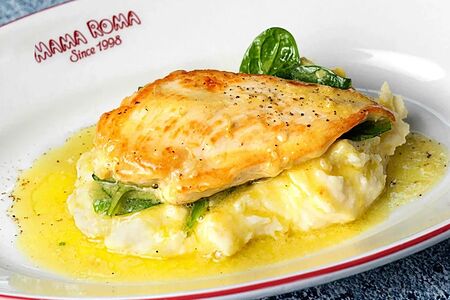 Куриное филе с картофельным пюре