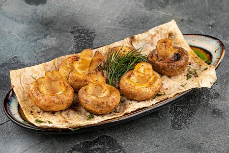 Шампиньоны на углях